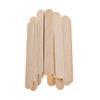 Yicare 100 Pcs Disposable Wooden Waxing Spatulas Wax Applicator Sticks for Hair Removal Round Ended view 2
