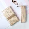 Yicare 100 Pcs Disposable Wooden Waxing Spatulas Wax Applicator Sticks for Hair Removal Round Ended view 4