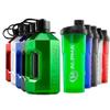 Alpha Designs 2 Pack Water Bottle (2.4L) & Protein Shaker Bottle (1L) Bundle - Gym Gifts for Men & Women - Green view 1