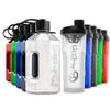 Alpha Designs 2 Pack Water Bottle (2.4L) & Protein Shaker Bottle (1L) Bundle - Gym Gifts for Men & Women - Clear view 1