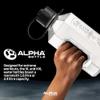 Alpha Designs 2 Pack Water Bottle (2.4L) & Protein Shaker Bottle (1L) Bundle - Gym Gifts for Men & Women - Clear view 3