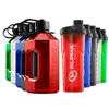 Alpha Designs 2 Pack Water Bottle (2.4L) & Protein Shaker Bottle (1L) Bundle - Gym Gifts for Men & Women - Red view 1
