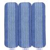 Bona Microfibre Cleaning Pad, for Wood and Hard-Surface Floors, fits Bona Family of Mops, 3 Count (Pack of 3), Blue view 1