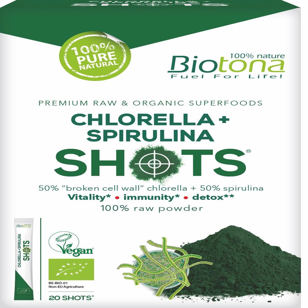 Chlorella+spirulina raw 200 g
