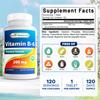 Best Naturals Vitamin B6 200mg for Adults, 120 Tablets view 2