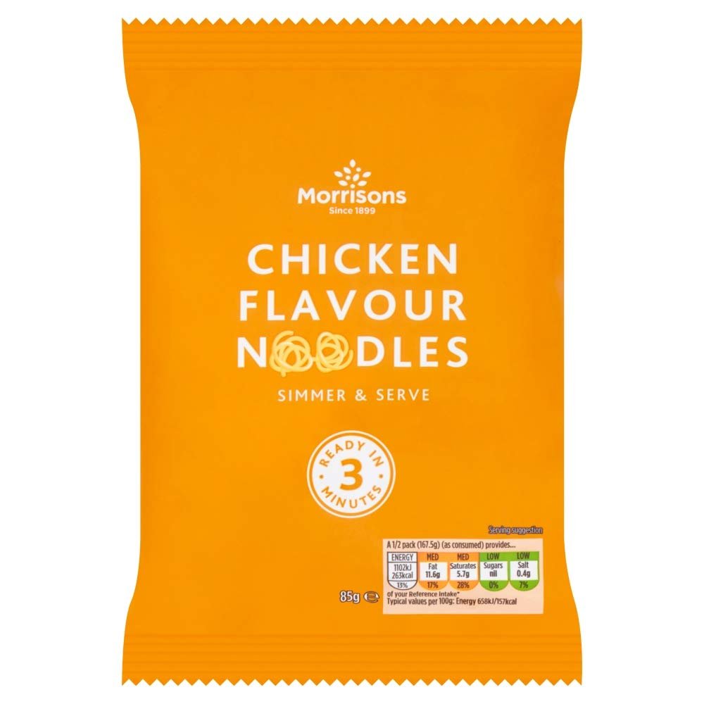 Morrisons Instant Chicken Flavour Noodles 85 g x 14
