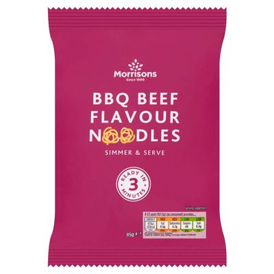Morrisons Instant Barbecue Beef Flavour Noodles 85 g x 14