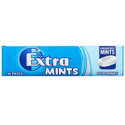 Wrigley's Extra Mints Peppermint Sugar Free 16 Mints - 24 Pack