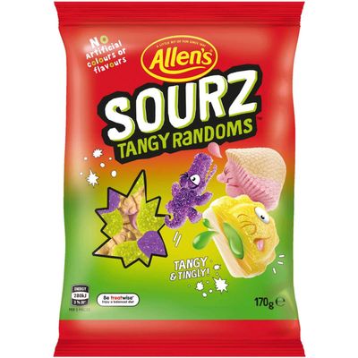 Allen's SOURZ Tangy Randoms 170g