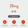 Iron Supplements for Women & Men | 28mg | 180 Gentle Iron Tablets | High Strength Ferrous Bisglycinate | Non Constipating | Supplements for Tiredness and Fatigue | VitaBright view 3