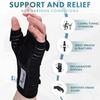 Actesso Breathable Wrist Thumb Support Splint - Relief for Wrist & Thumb Injuries, Scaphoid Fractures and Sprains (XL, Left Hand, Black) view 3