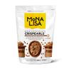 Mona Lisa Crispearls by Callebaut (Milk Chocolate, 1 x 800g Bag)  Resealable Velcro 800g Bag - Flavoured coated cereal balls for decorating cakes, cupcakes, waffles, crepes, pancakes view 1