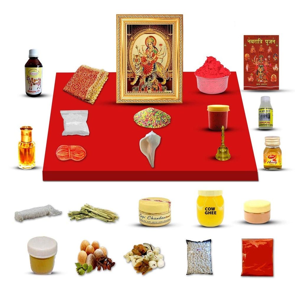 Ambe MATA Puja Kit/ Navratri Pujan Samagri