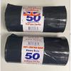 100 Bin Bags Heavy Duty, Refuse Pack,100L, For Waste Dustbin Home Kitchen Garden Waste, 100% Recycled, UK Made, 50X 2 view 1