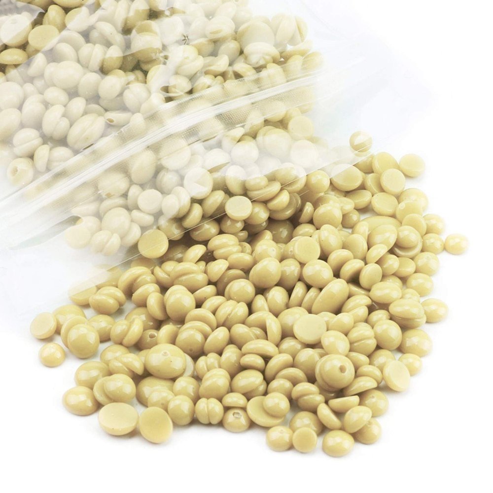 50g Hard Beans Painless Stripless Full Body Depilatory Hair Removal Depilation Tools - Milk#