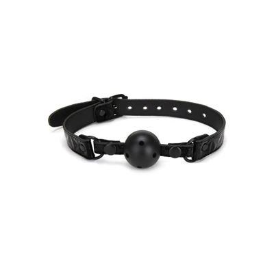 Ball Gag, Diamond Collection Ball Gag in Black by Whipsmart