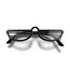 LONDON MOLE Brainy reading glasses | Cool half moon shaped readers | Mens Womens Unisex | Spring hinges view 1