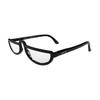 LONDON MOLE Brainy reading glasses | Cool half moon shaped readers | Mens Womens Unisex | Spring hinges view 3