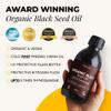 Black Seed Oil Organic Cold Pressed. Up to 5X Strength. Award Winning Organic Black Seed Oil - Known as Cumin, Cold Pressed Nigella Sativa, and Kalonji, 200 ml view 3