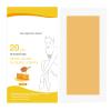20Pcs Double Sided Disposable Lip Arm Paper Strips Stickers Hair Removal Depilation Tools - Honey view 1