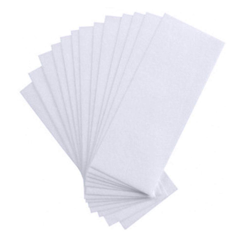 100Pcs Lady Disposable Non-woven Depilatory Paper Arm Leg Strip Hair Removal Depilation Tools