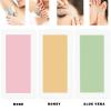 20Pcs Double Sided Disposable Lip Arm Paper Strips Stickers Hair Removal Depilation Tools - Aloe* view 2