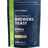 Brewers Yeast Tablets 600mg | 240 Count | Natural Source of B-Vitamins, Amino Acids, Minerals & Trace Elements | High Strength Supplement | by Horbaach view 1