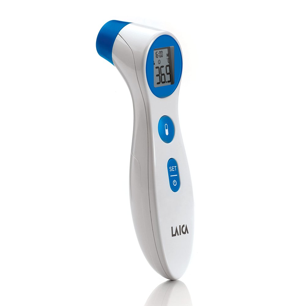 Laica TH1000 Non-contact, forehead, ear and liquid infrared thermometer.