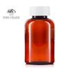 100ml Pill pots with lids, Empty Plastic Medicine Amber Bottles, Pill Storage pots and Child Safety caps, Strong Reusable Medicine Storage pots, 6 x 100ml Pill Pots and lids view 2