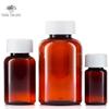100ml Pill pots with lids, Empty Plastic Medicine Amber Bottles, Pill Storage pots and Child Safety caps, Strong Reusable Medicine Storage pots, 6 x 100ml Pill Pots and lids view 4