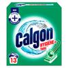 Calgon Hygiene Plus Washing Machine Cleaner and Water Softener Tablets, 13 Count | Prevents from Limescale, Residue & Malodours | Deep Clean | S Pack Size view 1