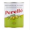 Perello Manzanilla Spicy Pitted Green Olives | Premium Individually Hand Processed Olives | Marinated with Guindilla Chilies | Gluten-Free | Imported from Spain | 150g Tin (Pack of 3) view 4