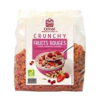 Organic red fruit crunchy muesli 500 g (Red Berries)