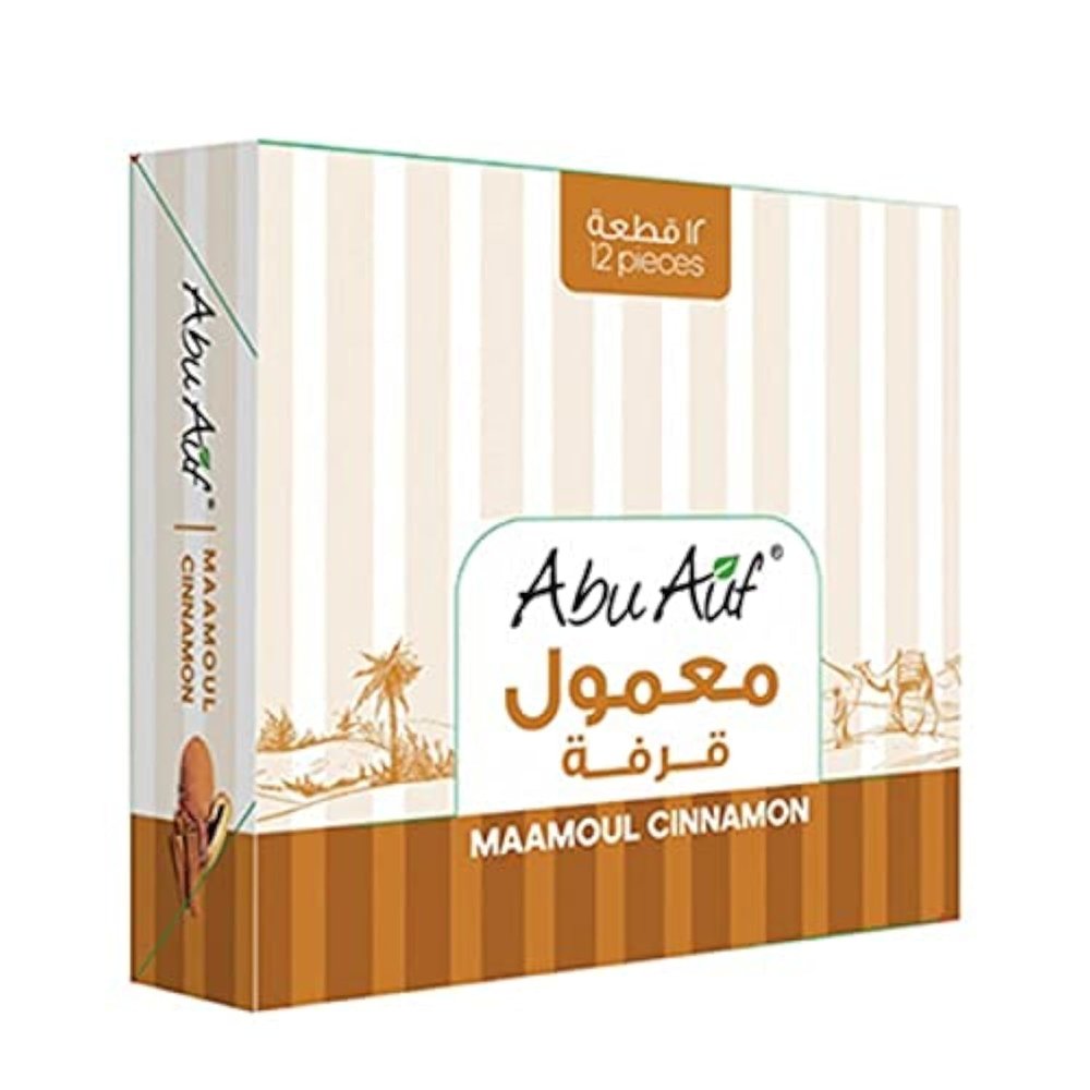 Abu Auf Maamoul Stuffed with Medjoul Dates and Cinnamon, 12pieces
