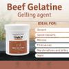 Mr.P Ingredients Beef Gelatine 250g 250 Bloom Powder Unflavoured Stabiliser Gelling Aerating Agent Instant Gluten Free Non-GMO Halal (Recyclable Pot) view 2