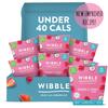 Wibble Vegan Jelly Pots, With Pressed Raspberry Juice, Plant Based, Low Calorie, Low Sugar, Natural, Raspberry and Coconut Pack of 6 x 150g view 1