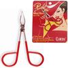 PROFESSIONAL Salon TWEEZERS with Easy Scissor Handle, The BEST PRECISION EYEBROW TWEEZERS Men/Women; PORTABLE Beauty Tools for Facial Hair, Ingrown Hair, Blackhead; Red 57RC; MADE IN MEXICO view 1