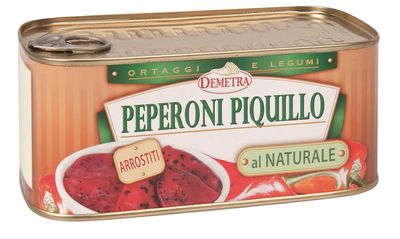 Peppers Peeled qiquillo Natural 660 gr. - Demetra