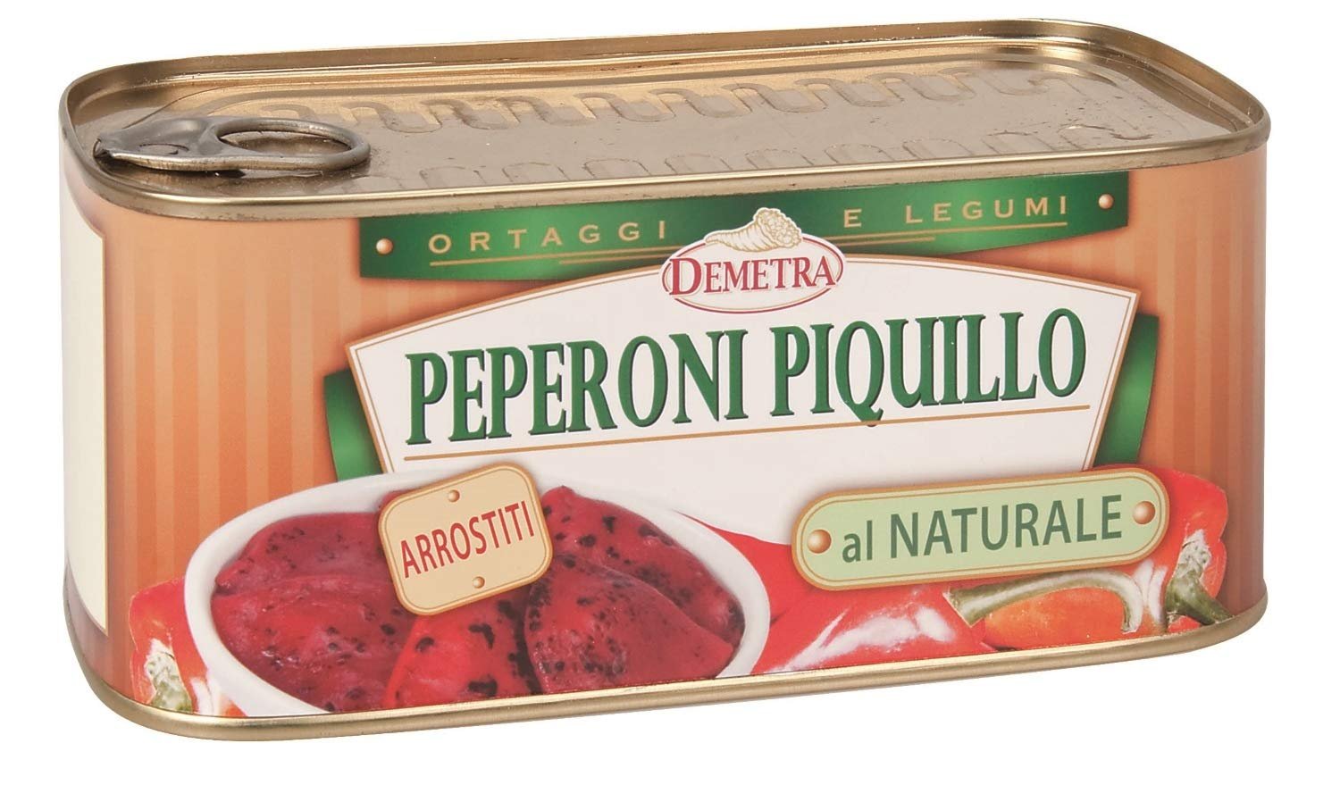 Peppers Peeled qiquillo Natural 660 gr. - Demetra