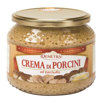Porcini Cream with Truffle Capricci 540 gr. - Demetra