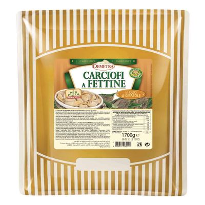 Artichokes Sliced 1700 gr. - Demetra