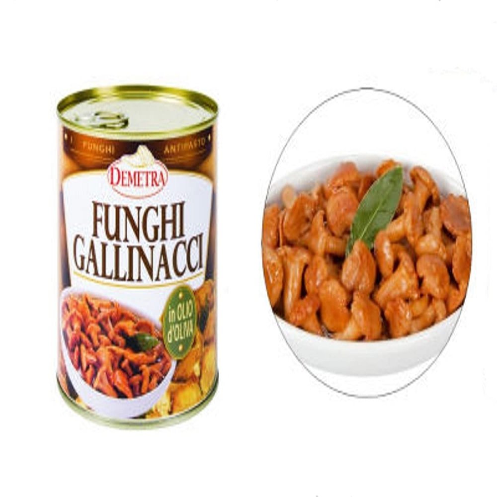 Chanterelles in Olive Oil 800 gr. - Demetra