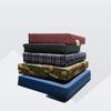 TOP STYLE COLLECTION Memory Foam Comfort Cushion Cut To Size For Wheelchair For Dog Beds Floor Cushions Mattresses Without Pain Regardless Of Body Weight (18" X 16" X 4", MILITARY CAMOUFLAGE) view 1