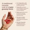 Apple Cider Vinegar Gummies with The Mother 1000mg | Enhanced with Vitamin B12 & Folic Acid | 60 Vegan ACV Capsules with Pomegranate & Beetroot Powder | Natural Ingredients by Free Soul view 4