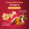 Seven Seas Omega-3 Fish Oil and Immunity, With Vitamin C, Vitamin D, Duo Pack: 30 Capsulesplus30 Tablets view 4