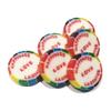 100 Rainbow HAPPINESS LOVE LAUGHTER wrapped rock candy sweets Pink Lemonade Flavour - suitable for vegans view 4