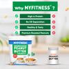 MYFITNESS Peanut Butter Natural Crunchy Non-GMO Gluten-Free No Preservative All Natural Ingredient High Protein Made with American Recipe (1250 Gm) view 2