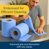 Blue Centre Feed Paper Roll - 2 Ply, 6 Pack | Strong, Absorbent Cleaning Towel for Kitchen, Industrial & Commercial Use | Embossed Wipe Tissue for Dispensers view 3