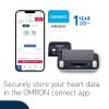 OMRON Complete Upper Arm Blood Pressure Monitor and ECG for Hypertension Monitoring and AFib screening for Home Use - 2-in-1 BP Monitor and ECG Machine with 1 Year OMRON Connect Premium for Free view 4
