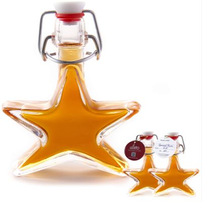 Miniature Rum Gift | Spiced Rum in Star Shaped Glass Bottle | 40ml | 40%